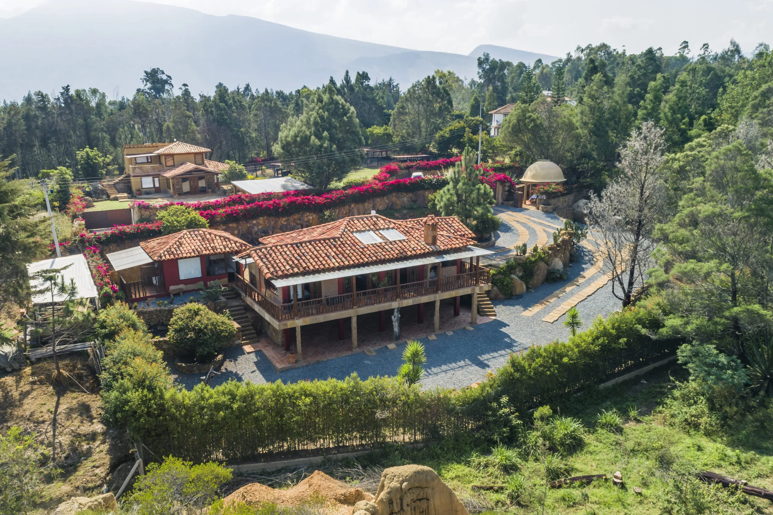 Vista desde la terraza Altos del Viento 