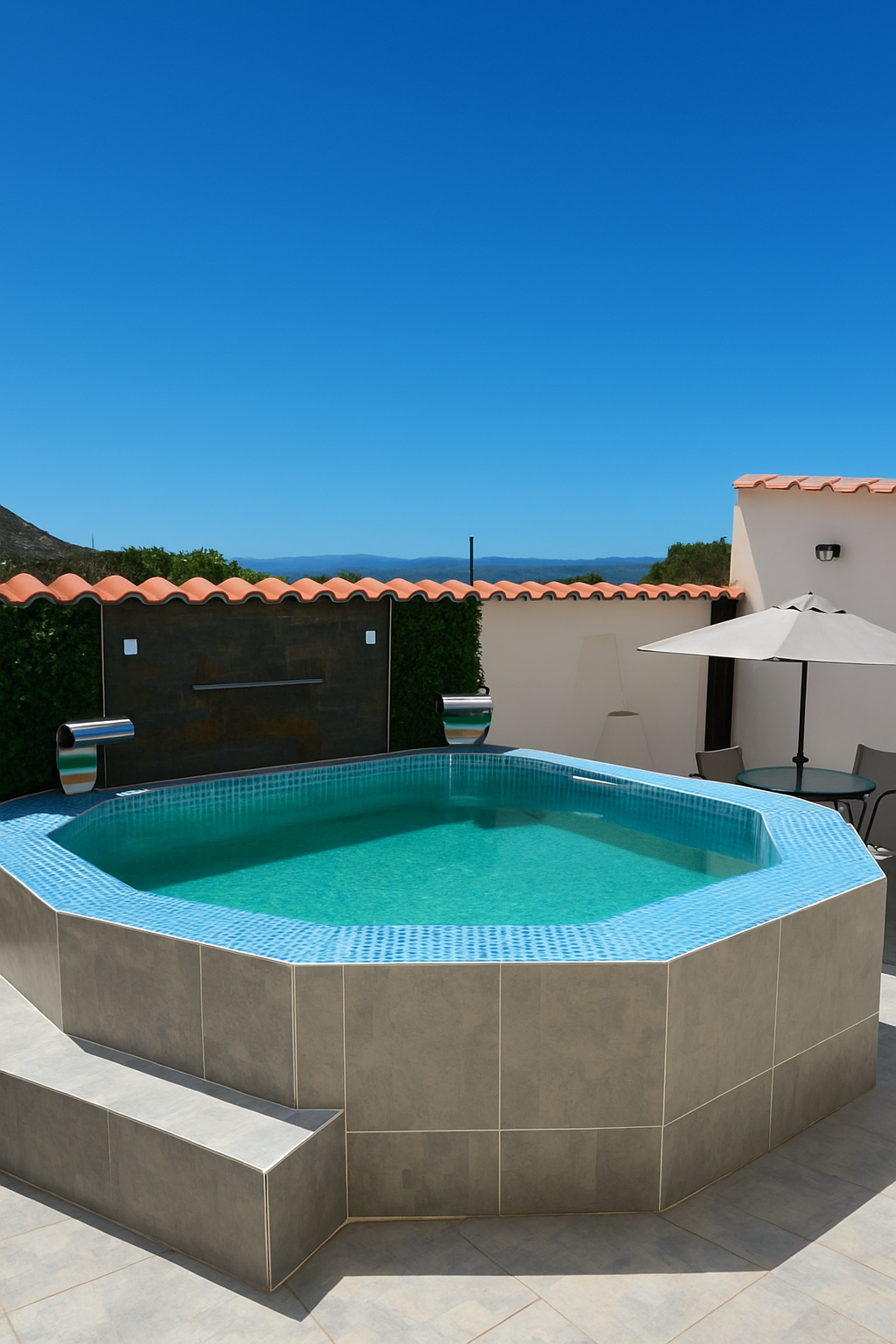 Piscina climatizada Villa del Carmen