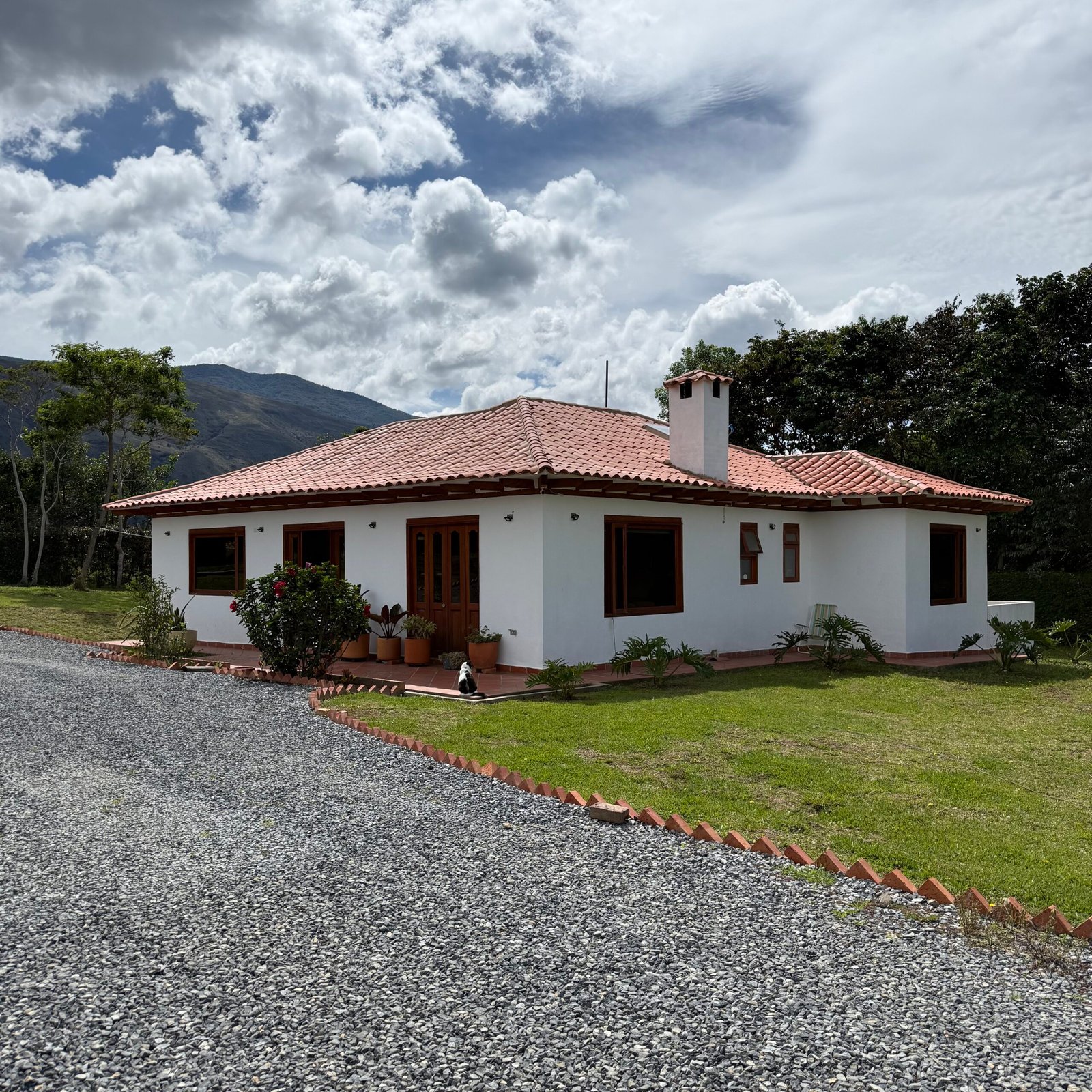 Fachada exterior - Casa en arriendo - Vereda infiernito - Villa de Leyva - Casas en Villa de Leyva