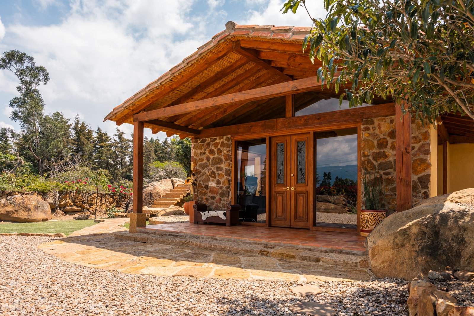 Fachada exterior - Casa en arriendo y venta  - Vereda Sabana - Villa de Leyva - Casas en Villa de Leyva