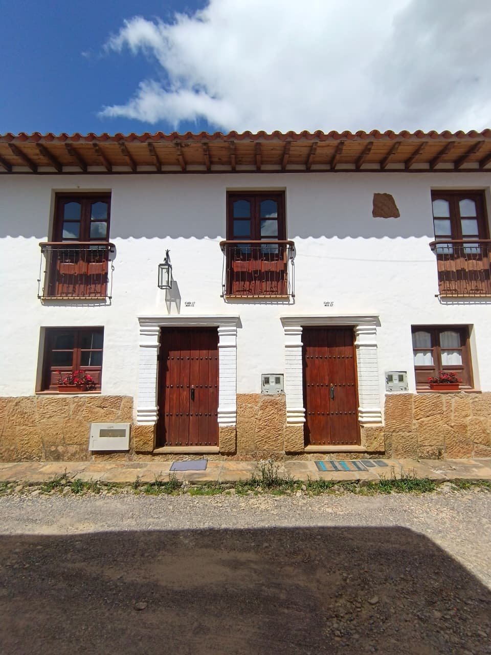 Fachada exterior - Casa en arriendo - Vereda infiernito - Villa de Leyva - Casas en Villa de Leyva