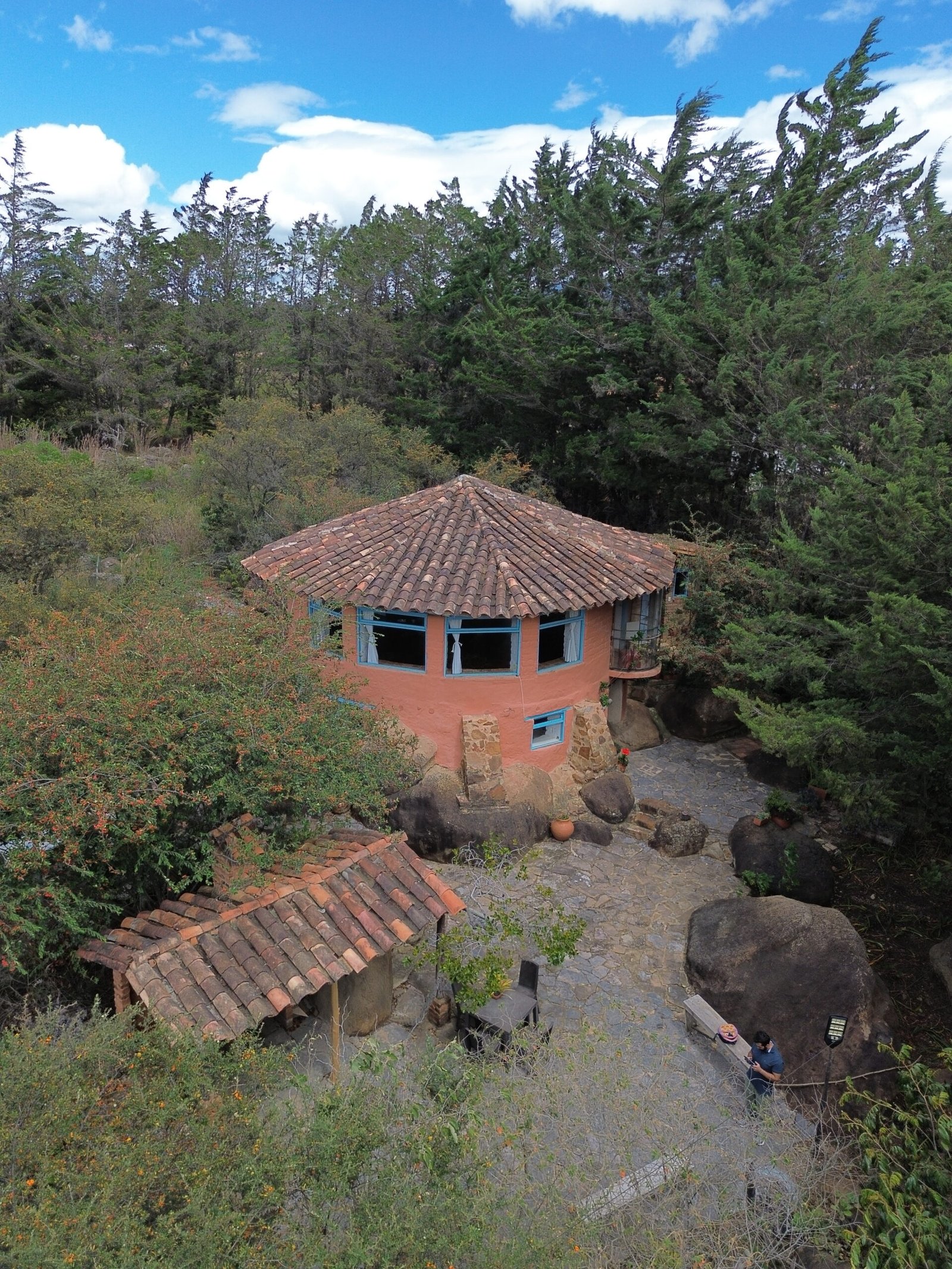 Fachada exterior - Casa en arriendo - Vereda infiernito - Villa de Leyva - Casas en Villa de Leyva