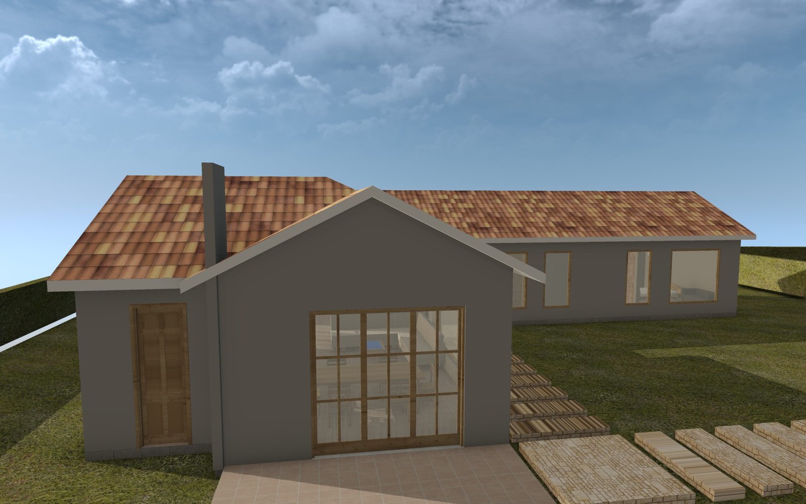 Fachada exterior - Casa en arriendo - Vereda infiernito - Villa de Leyva - Casas en Villa de Leyva